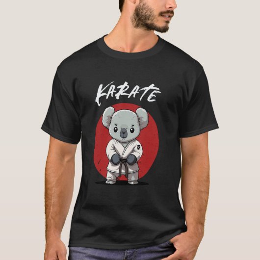 空手コアラの空手家 - 子供空手家コアラ Tシャツ (正面)