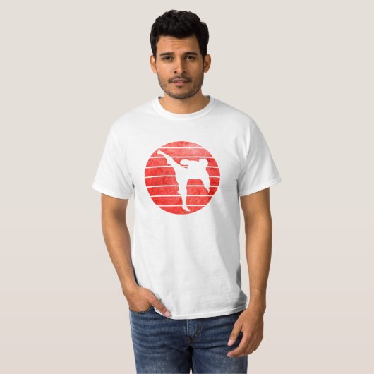 空手サマースポーツゲーム武術アーツ Tシャツ (正面フル)