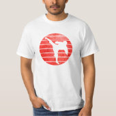 空手サマースポーツゲーム武術アーツ Tシャツ (正面)