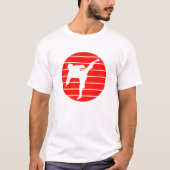 空手サマースポーツゲーム武術アーツ Tシャツ (正面)