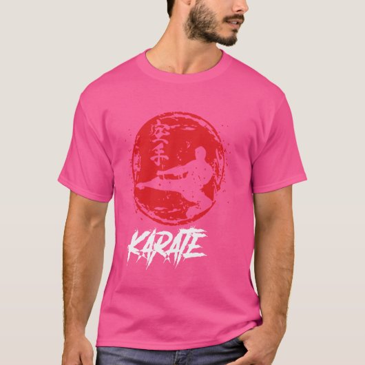 空手シルエット Tシャツ (正面)