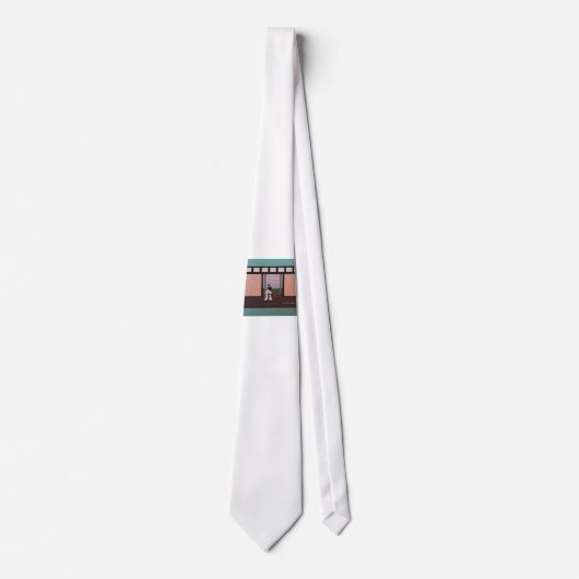 空手スコットランド ネクタイ (正面)