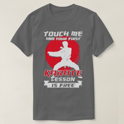 空手スポーツ空手家ギフト Tシャツ (デザイン正面)