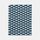 空手スーツ柄日本の武術芸術 フリースブランケット (正面)