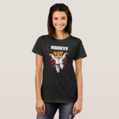 空手タイガークレーンキック1 Tシャツ (正面フル)