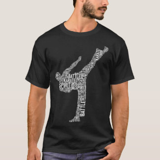 空手タイポグラフィ - 武道コーチ 自己防衛 Tシャツ