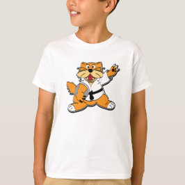 空手チョッピング猫 Tシャツ