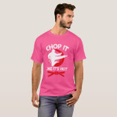 空手チョップ熱い武術アーツ空手L Tシャツ (正面フル)