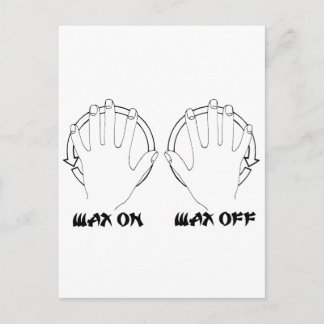 空手チョーク ポストカード