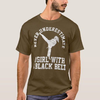 空手テコンドブラックベルト Tシャツ