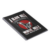 空手テコンドーブラックベルト武術アーツファイター ノートブック (右側)