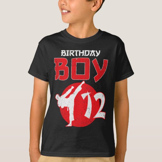 空手テコンドー12歳誕生日武術芸術 Tシャツ (正面)