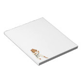 空手テリア ノートパッド (アングル)