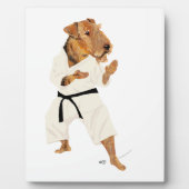 空手テリア フォトプラーク (正面)