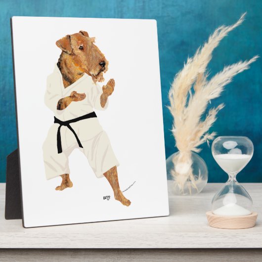 空手テリア フォトプラーク (側面)