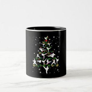 空手デコールクリスマスツリーオーナメントカスタムズ ツートーンマグカップ