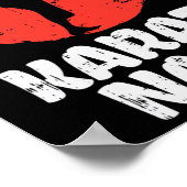 空手ナナポニテールキック日本の武術アーツガー ポスター (角)