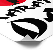 空手パパ武術アート ポスター (角)