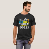 空手パパ 普通のパパと違ってクール Fathers D Tシャツ (正面フル)
