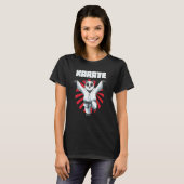 空手パンダ・クレインキック Tシャツ (正面フル)