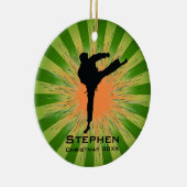 空手パーソナライズされたオーナメント セラミックオーナメント (右)