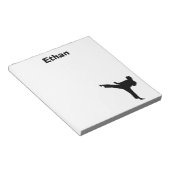 空手パーソナライズされたメモ帳 ノートパッド (アングル)