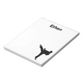 空手パーソナライズされたメモ帳 ノートパッド (回転)