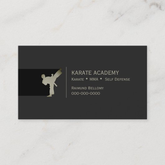 空手ビジネスカード 名刺 (正面)