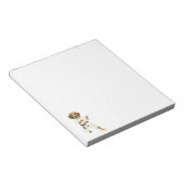 空手ビーグル ノートパッド (アングル)