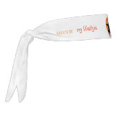 空手ブラックシルエット名モダントレンディースポーティ タイヘッドバンド (回転270)