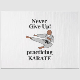 空手ブラックベルトは与え決して武術芸術 薄葉紙