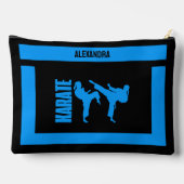 空手プレイヤーガール，誕生日ギフト，女性空手 アクセサリーポーチ (裏面)