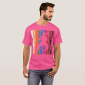 空手ベルトシャツ空手シルエットTシャツマルティア Tシャツ (正面フル)