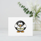 空手ペンギン ポストカード (スタンド正面)