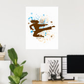 空手ポスター ポスター (ホームオフィス)