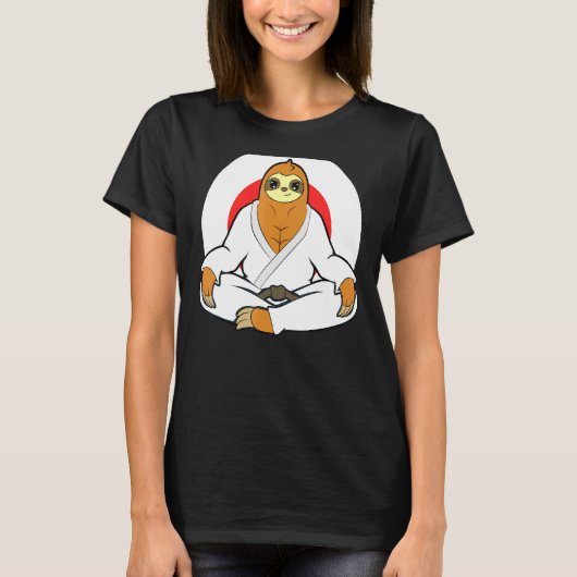 空手マスター武術アーツ柔術スロース3 Tシャツ (正面)