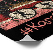 空手ママ – 空手家武術アーツ自己防衛 ポスター (角)