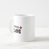 空手ママTシャツ コーヒーマグカップ (正面左)