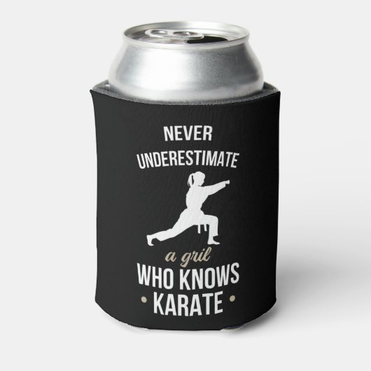 空手マルティアを知っている女の子を決して過小評価しない 缶クーラー (缶裏面)