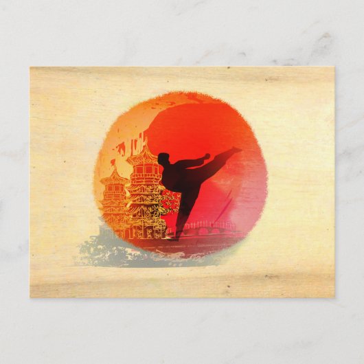 空手マンハガキ ポストカード (正面)