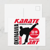 空手マン ポストカード (正面/裏面)