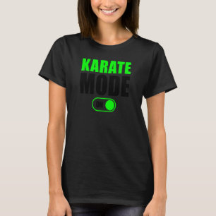 空手モードオントレーニングフィットネス空手モード3 Tシャツ