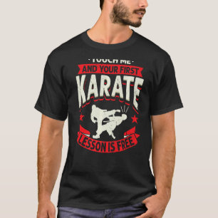 空手レッスンはフリーコーディネート空手 Tシャツ