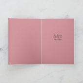 空手レッドベルトプロモーションおめでとうカード サンキューカード (内部)