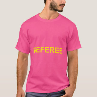 空手レフェリーシャツブルーイエロートーナメント武術 Tシャツ