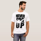 空手与えを決して Tシャツ (正面フル)