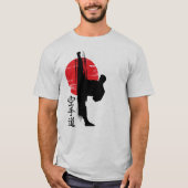 空手回し蹴り Tシャツ (正面)