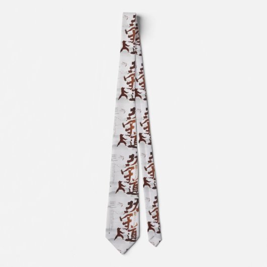 空手大会ポスター ネクタイ (正面)