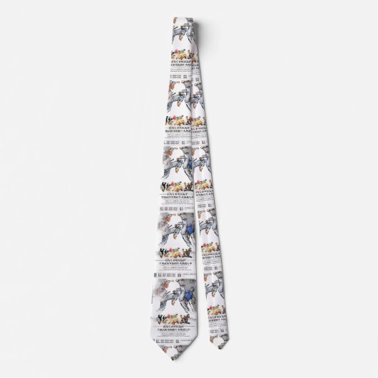 空手大会ポスター ネクタイ (正面)