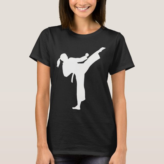 空手女性 Tシャツ (正面)